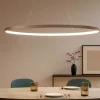 Lampadari Moderni-Vivida International Lampadario ovale sabbia moderno vivida lifering-o led 80w 3000k 4000k