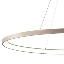 Lampadari Moderni-Vivida International Lampadario ovale sabbia moderno vivida lifering-o led 80w 3000k 4000k
