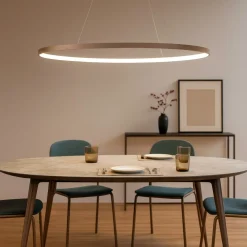 Lampadari Moderni-Vivida International Lampadario ovale sabbia moderno vivida lifering-o led 80w 3000k 4000k