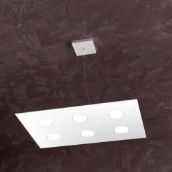 Lampadari Moderni-Top Light Lampadario particolare moderno per soggiorno bianco