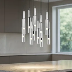Lampadari Cucina-Selezionato da Mazzolaluce Lampadario pendente cucina led da 2300k a 4000k dimmerabile