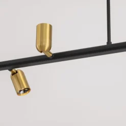 Lampadari Cucina-Selezionato da Mazzolaluce Lampadario pendente per isola penisola cucina con vetri e spot