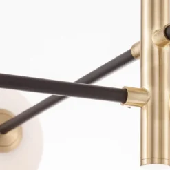 Lampadario Camera Da Letto-Selezionato da Mazzolaluce Lampadario per camera da letto design oro nero
