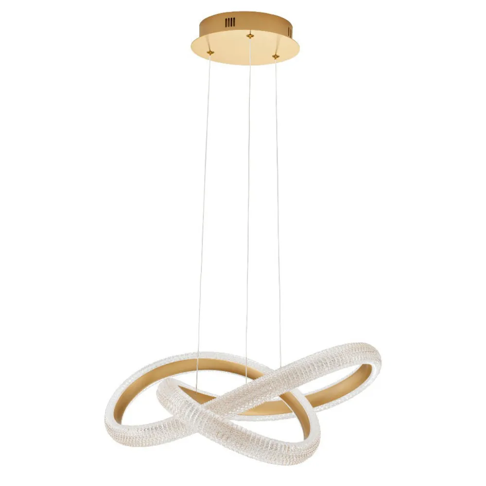 Lampadario Camera Da Letto-Selezionato da Mazzolaluce Lampadario per camera da letto oro led 3000k dimmerabile