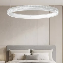Lampadario Camera Da Letto-Ideal Lux Lampadario per camera da letto miracle sp d60 cerchio led