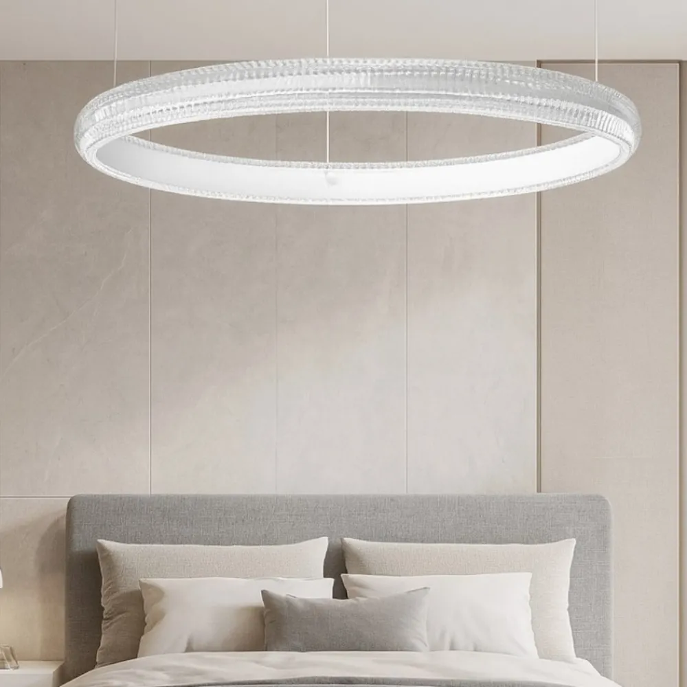 Lampadario Camera Da Letto-Ideal Lux Lampadario per camera da letto miracle sp d60 cerchio led