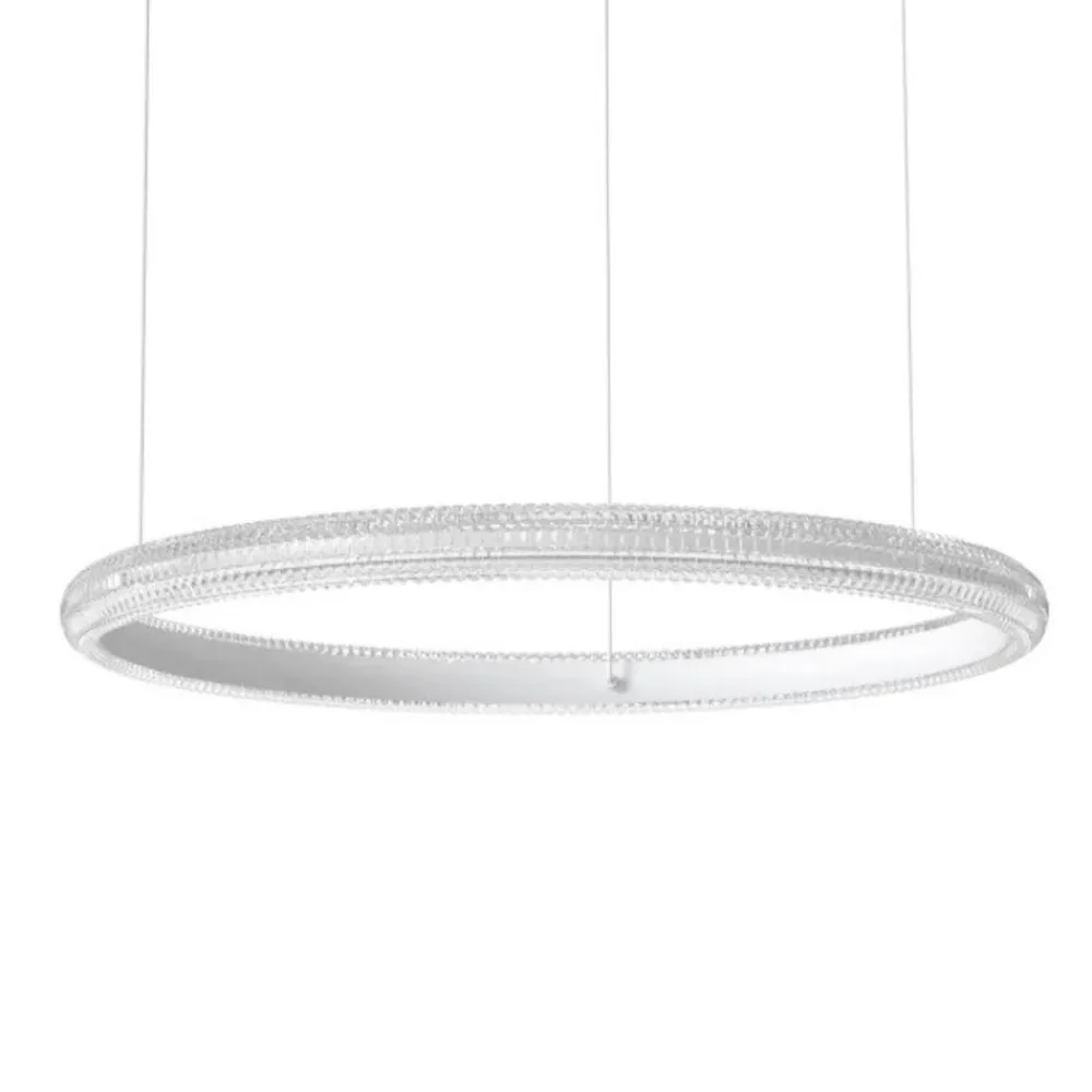 Lampadario Camera Da Letto-Ideal Lux Lampadario per camera da letto miracle sp d60 cerchio led