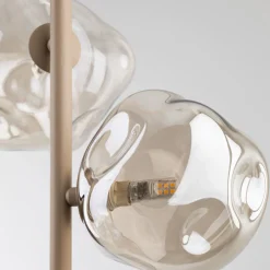 Lampadari Moderni-Selezionato da Mazzolaluce Lampadario per camera da letto verticale design moderno vetri cognac