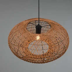 Lampadario Camera Da Letto-Selezionato da Mazzolaluce Lampadario per camera da letto in fibre naturali