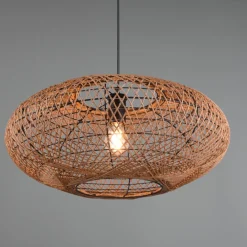Lampadario Camera Da Letto-Selezionato da Mazzolaluce Lampadario per camera da letto in fibre naturali