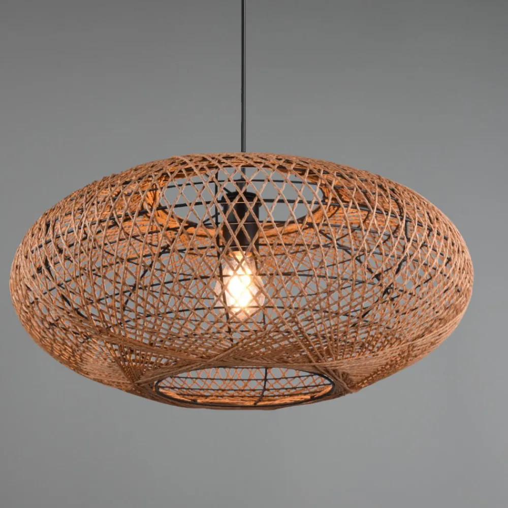 Lampadario Camera Da Letto-Selezionato da Mazzolaluce Lampadario per camera da letto in fibre naturali