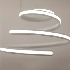Lampadario Camera Da Letto-Vivida International Lampadario per camera da letto led 40w 3000k spiral vivida