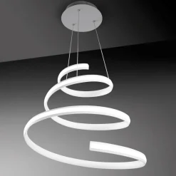 Lampadario Camera Da Letto-Vivida International Lampadario per camera da letto led 40w 3000k spiral vivida