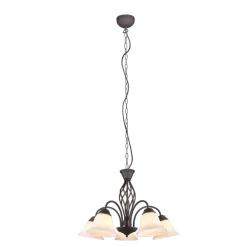 Lampadario Camera Da Letto-Selezionato da Mazzolaluce Lampadario per camera da letto effetto ferro battuto