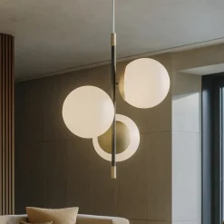 Lampadario Camera Da Letto-Maytoni Lampadario per camera da letto nostalgia oro nero contemporanea