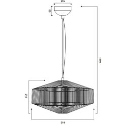 Lampadario Camera Da Letto-Selezionato da Mazzolaluce Lampadario per camera da letto contemporaneo