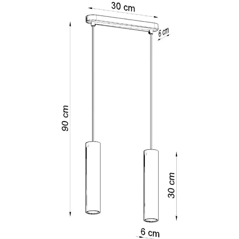 Lampadari Cucina-Selezionato da Mazzolaluce Lampadario per cucina cilindri di cemento grigio