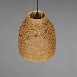 Lampadari Cucina-Selezionato da Mazzolaluce Lampadario per cucina 25 cm paralume in materiale naturale
