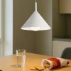 Lampadari Cucina-Gea Luce Lampadario per cucina cono bianco