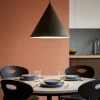 Lampadari Cucina-Perenz Illuminazione Lampadario per cucina cono 50cm grigio marrone metallizzato perenz iconic