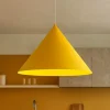 Lampadari Cucina-Selezionato da Mazzolaluce Lampadario per cucina cono giallo 50cm