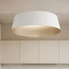Lampadari Cucina-Selezionato da Mazzolaluce Lampadario per cucina cono rovesciato bianco oro led dimmerabile