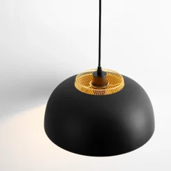 Lampadari Cucina-Selezionato da Mazzolaluce Lampadario per cucina cupola nero oro