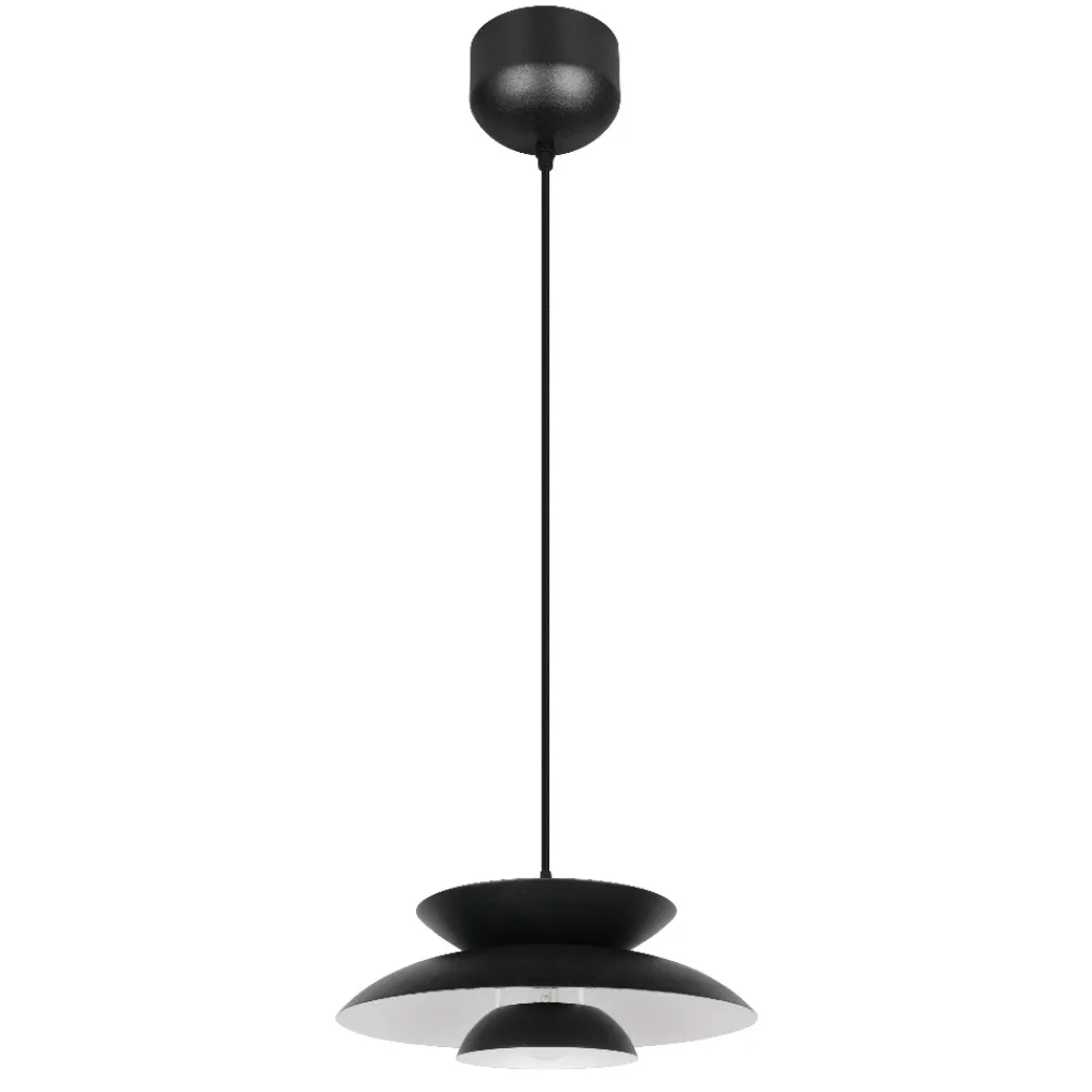 Lampadari Cucina-Selezionato da Mazzolaluce Lampadario per cucina di metallo nero design moderno