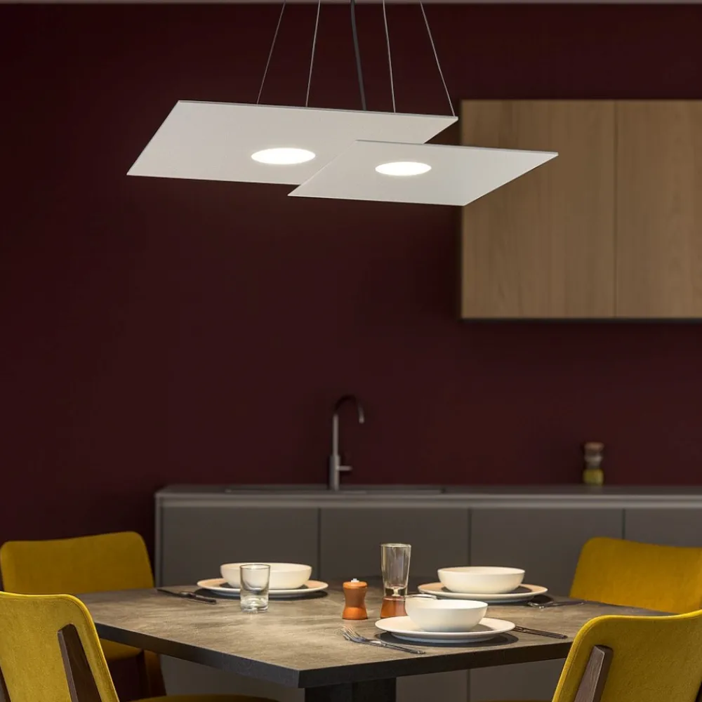 Lampadari Cucina-Top Light Lampadario per cucina grigio toplight plate