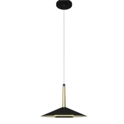 Lampadari Cucina-Selezionato da Mazzolaluce Lampadario per cucina led 8w 3000k nero oro