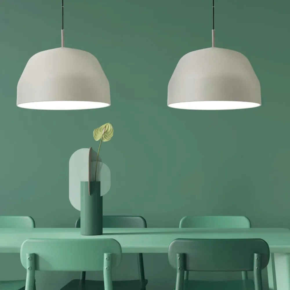 Lampadari Cucina-Miloox Lampadario per cucina moderna campana sabbia mug