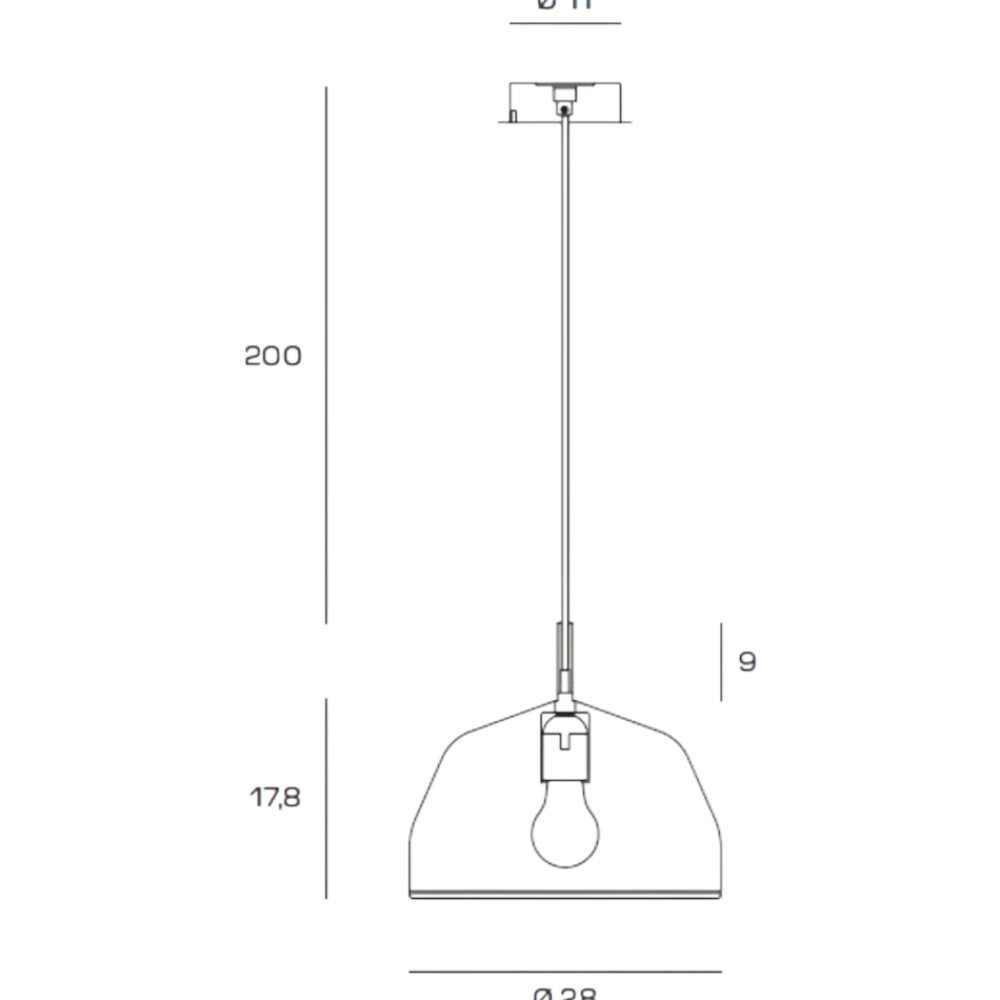 Lampadari Cucina-Miloox Lampadario per cucina moderna campana sabbia mug