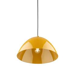 Lampadari Cucina-Selezionato da Mazzolaluce Lampadario per cucina moderna cupola ocra 34cm