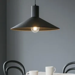 Lampadari Cucina-Selezionato da Mazzolaluce Lampadario per cucina moderna nero 36 cm