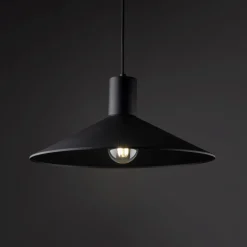 Lampadari Cucina-Selezionato da Mazzolaluce Lampadario per cucina moderna nero 36 cm