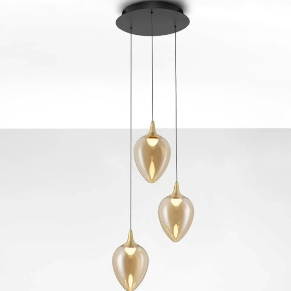 Lampadari Cucina-Selezionato da Mazzolaluce Lampadario per cucina moderna led 3000k a goccia