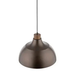 Lampadari Cucina-Selezionato da Mazzolaluce Lampadario per cucina moderna marrone a cupola 34 cm