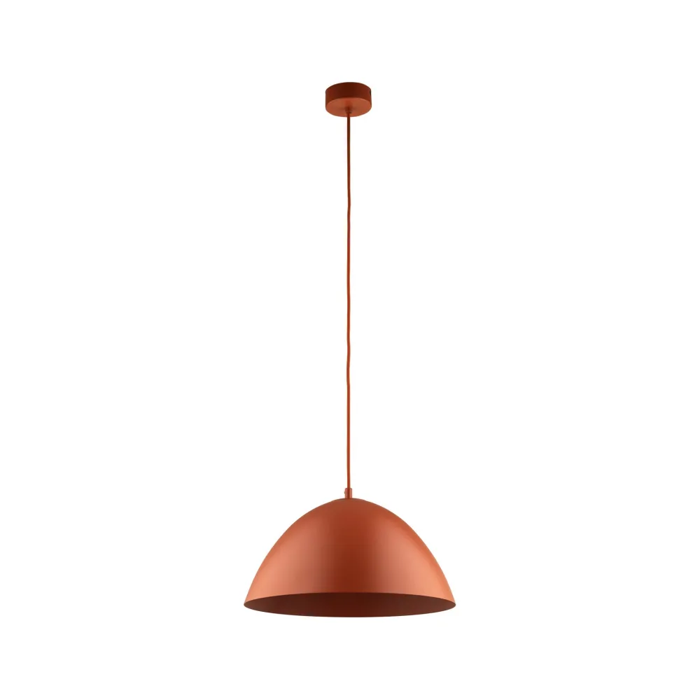 Lampadari Cucina-Selezionato da Mazzolaluce Lampadario per cucina moderna marrone cupola 34cm