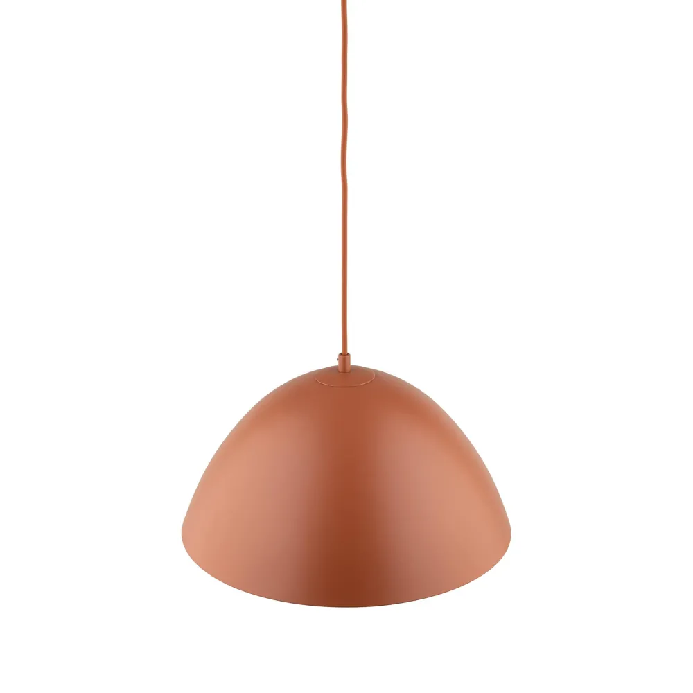 Lampadari Cucina-Selezionato da Mazzolaluce Lampadario per cucina moderna marrone cupola 34cm