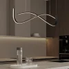 Lampadari Cucina-Selezionato da Mazzolaluce Lampadario per cucina moderna nero led 2700k-3000k-4000k dimmerabile