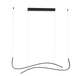 Lampadari Cucina-Selezionato da Mazzolaluce Lampadario per cucina moderna nero led 2700k-3000k-4000k dimmerabile
