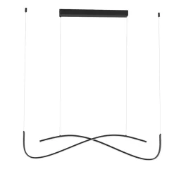 Lampadari Cucina-Selezionato da Mazzolaluce Lampadario per cucina moderna nero led 2700k-3000k-4000k dimmerabile