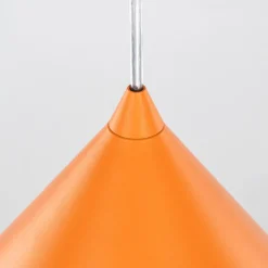 Lampadari Cucina-Selezionato da Mazzolaluce Lampadario per cucina moderna cono arancione 50cm
