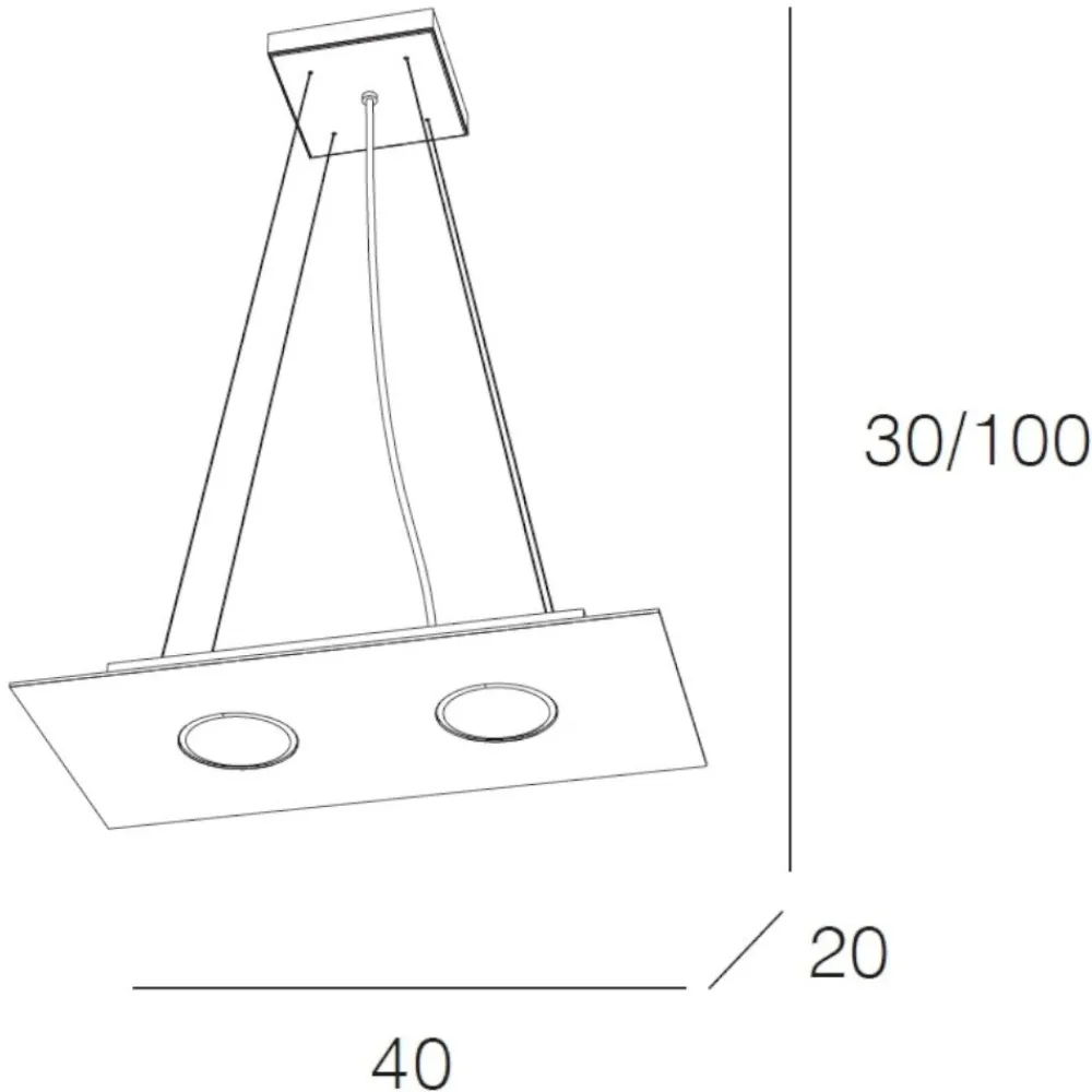 Lampadari Cucina-Top Light Lampadario per cucina moderna sabbia