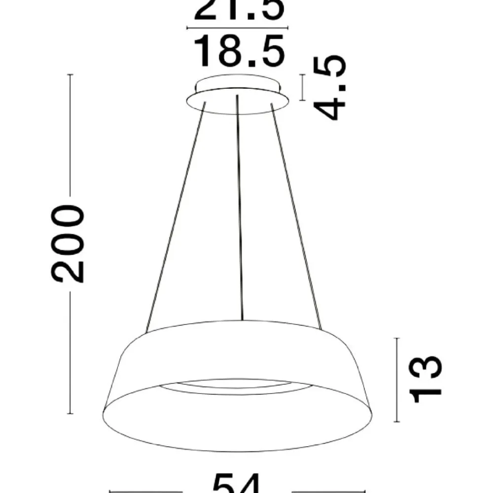 Lampadari Cucina-Selezionato da Mazzolaluce Lampadario per cucina moderna nero oro cono rovesciato led dimmerabile
