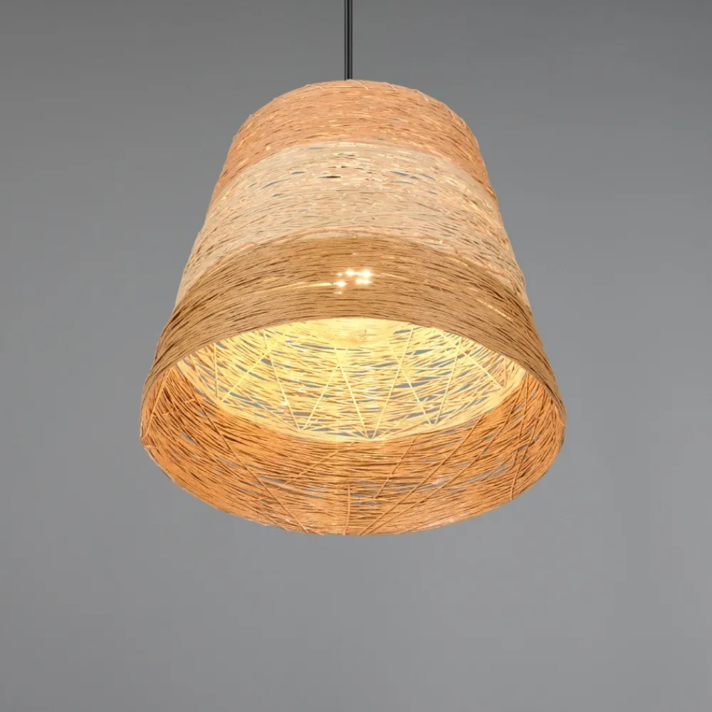Lampadari Cucina-Selezionato da Mazzolaluce Lampadario per cucina moderna 30 cm in materiale naturale