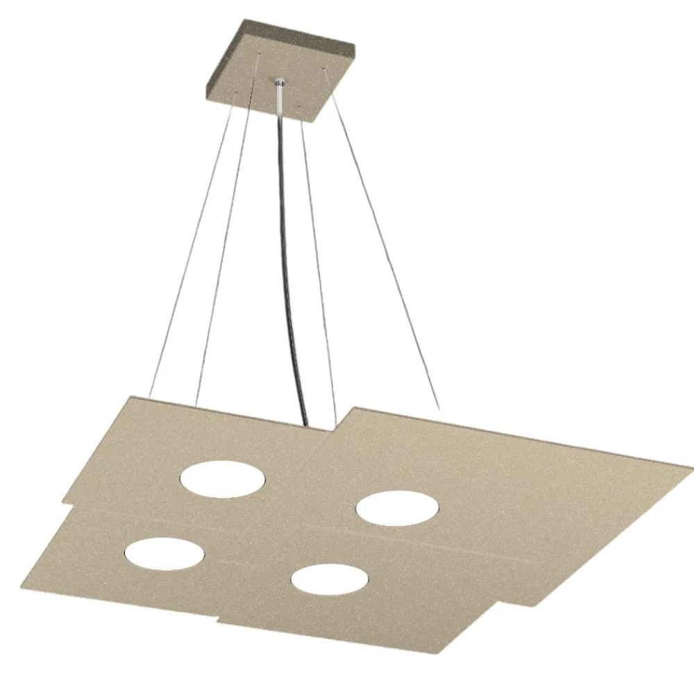 Lampadari Cucina-Top Light Lampadario per cucina moderna sabbia toplight plate