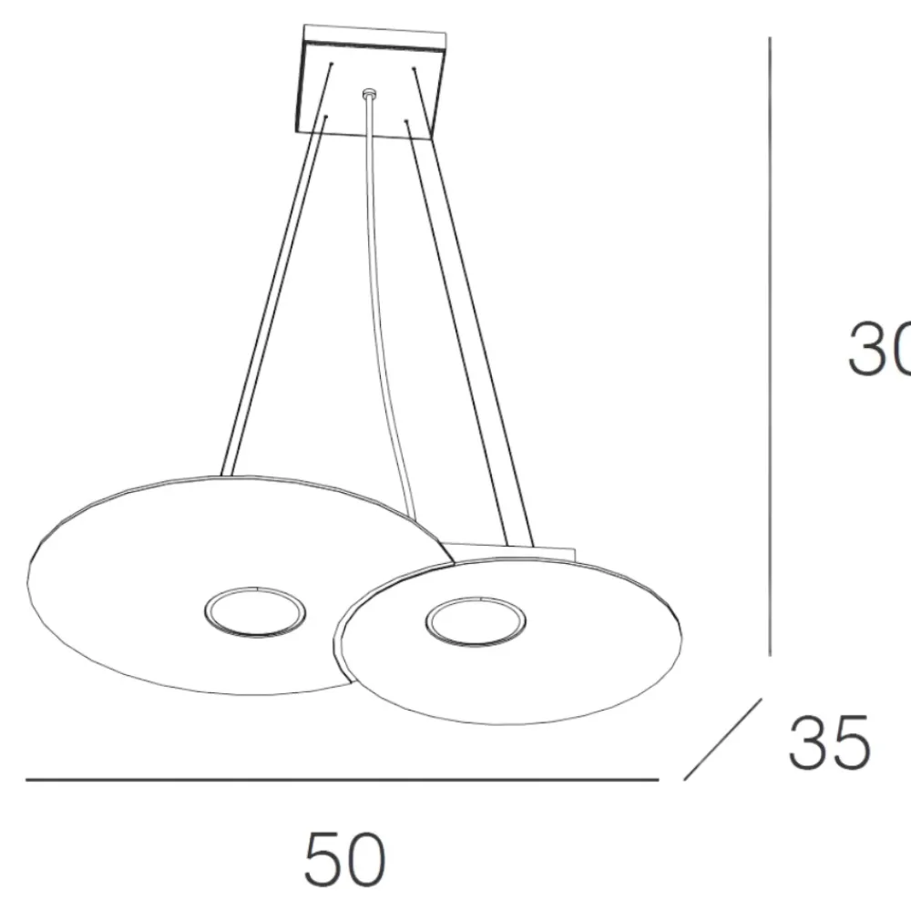 Lampadari Cucina-Top Light Lampadario per cucina moderna grigio toplight plate