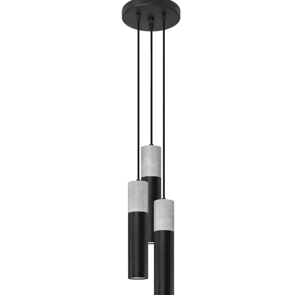 Lampadari Cucina-Selezionato da Mazzolaluce Lampadario per cucina nero cemento