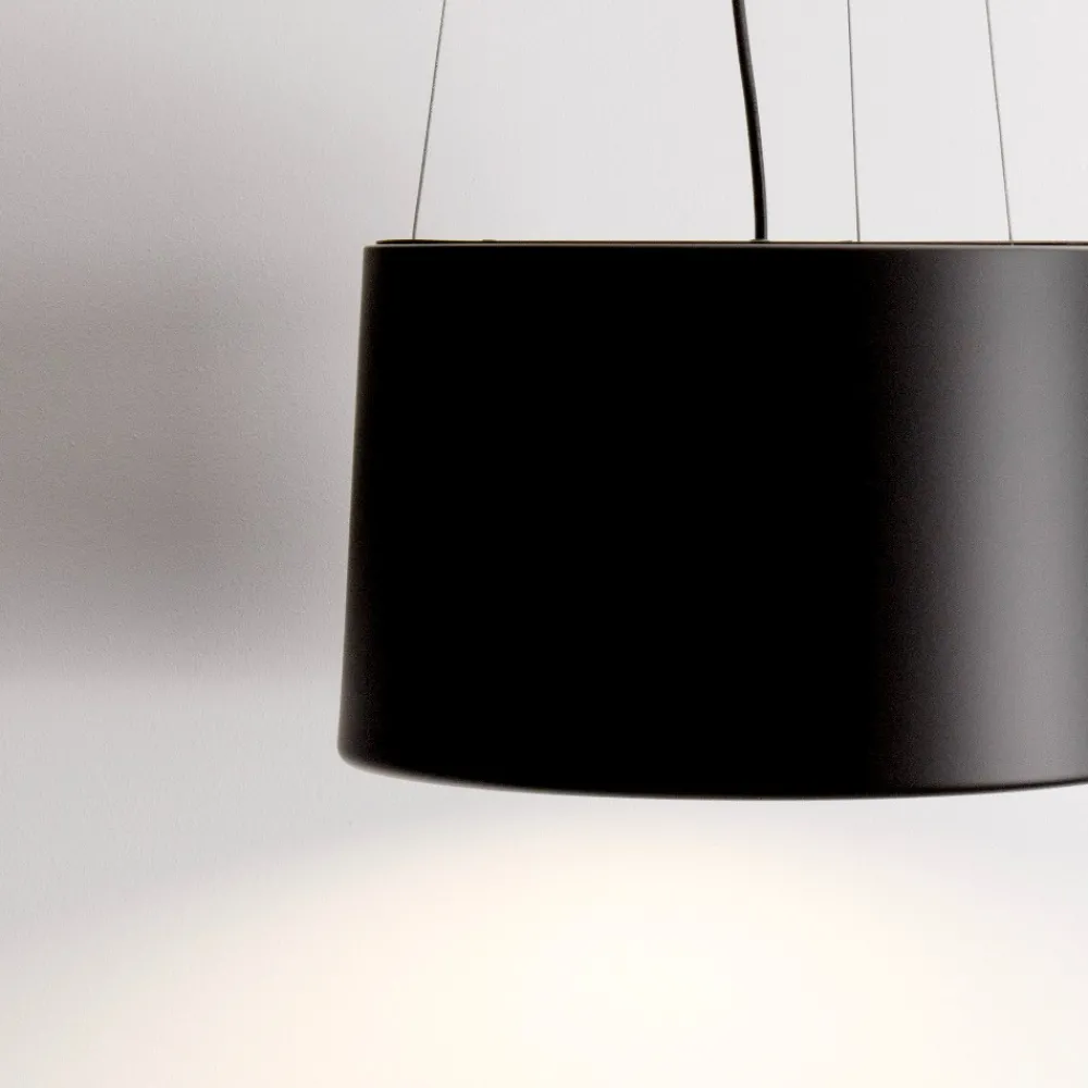 Lampadari Cucina-Selezionato da Mazzolaluce Lampadario per cucina nero cono led 24w 3000k